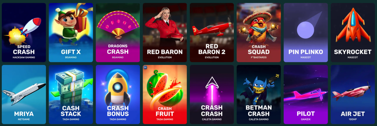 royalen casino crash games